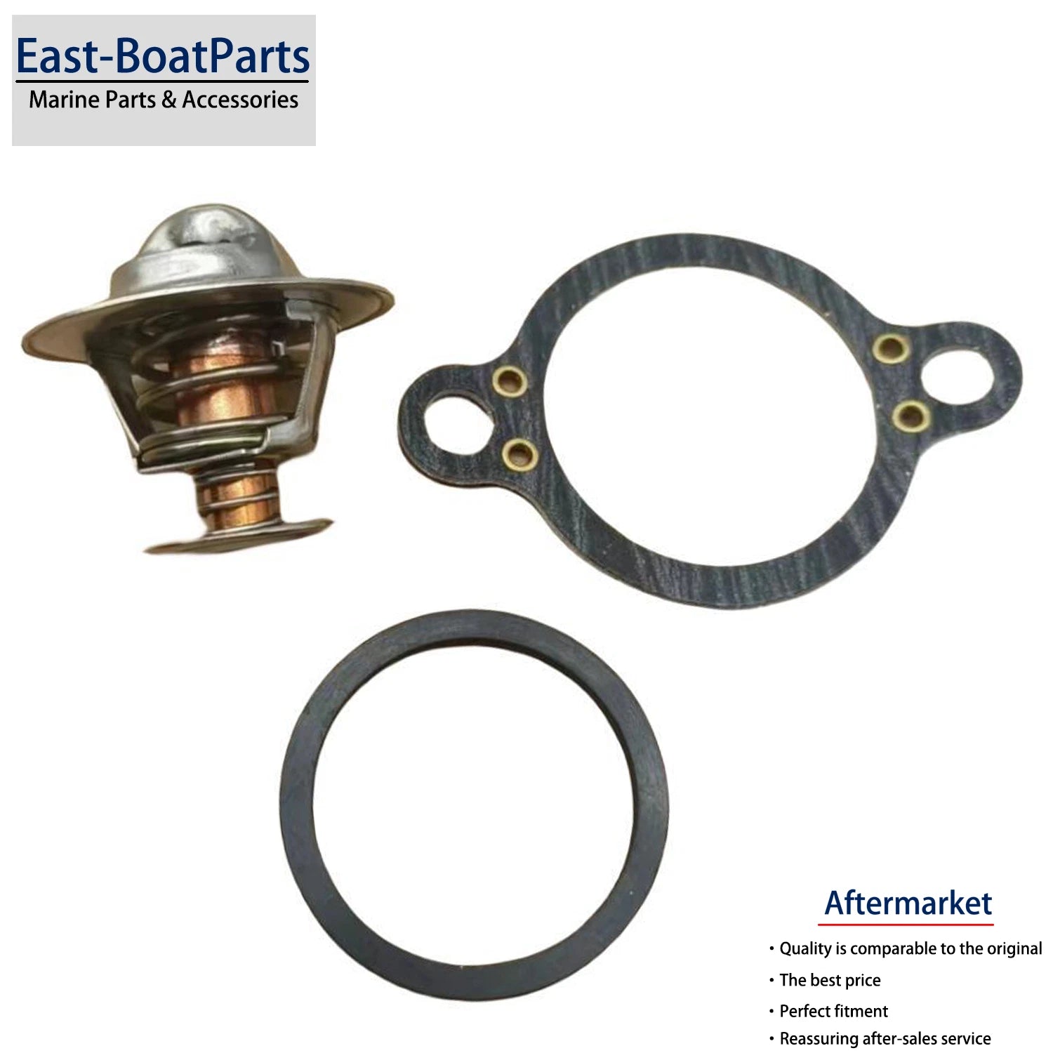 160° Thermostat Kit for Mercruiser 165 170 180 190 470 588 (3.7L) 991551