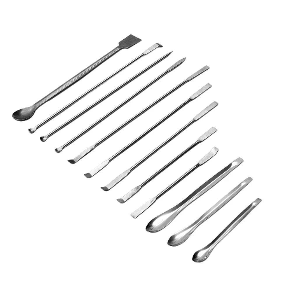 Stainless Steel Mixing Spatula for Laboratory Sampling Spoon