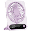 USB C Powered Desk Fan for Compact Use (4 Speed, Quiet, Brushless Motor)