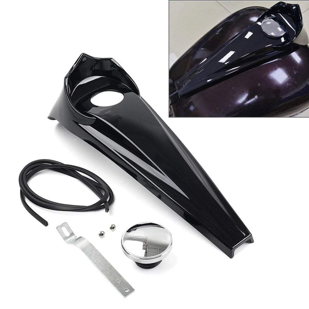 Stretched Dash Panel + Gas Tank Cap for Harley Electra Glide Ultra Limited