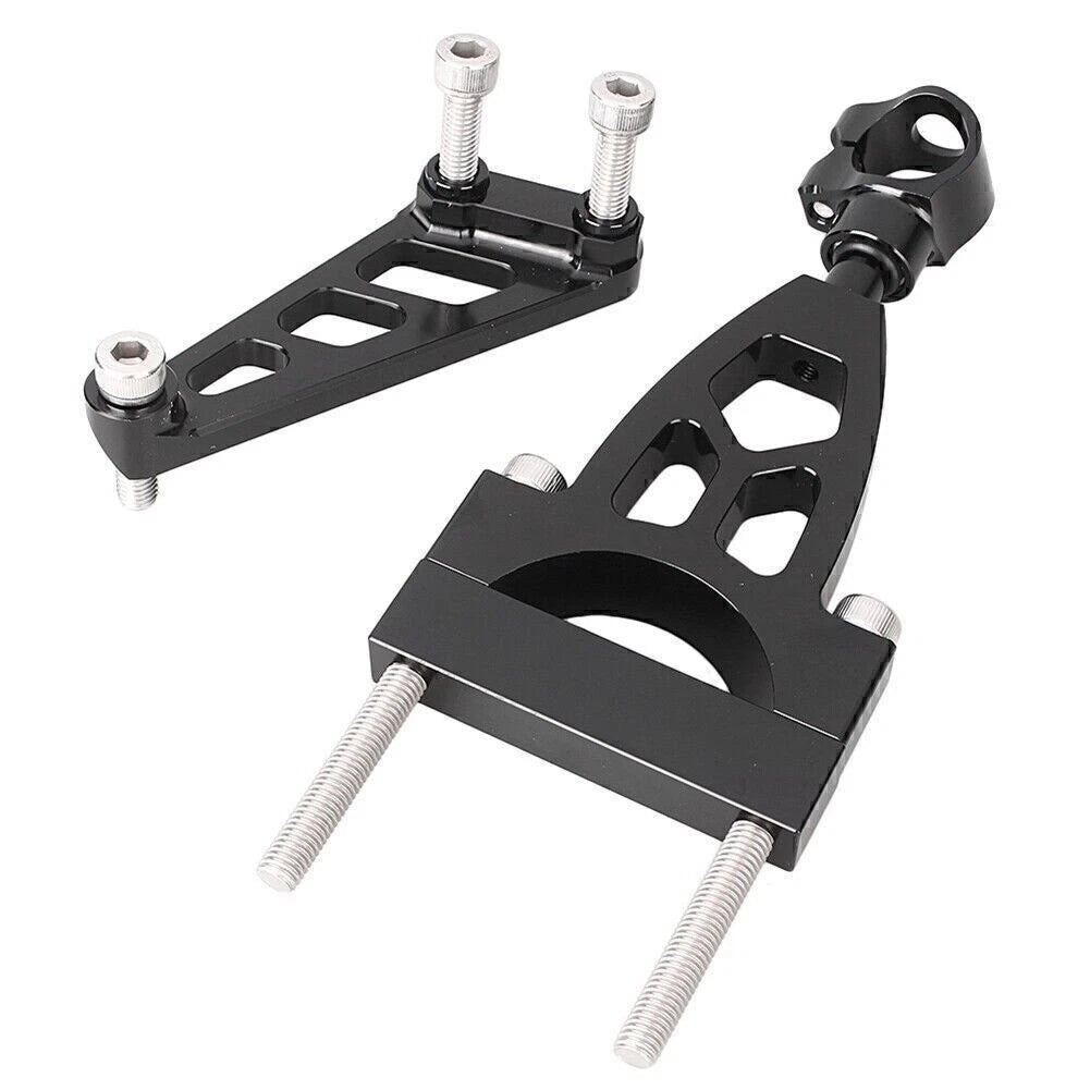 Steering Damper Stabilizer Mount Bracket for Honda CB400 VTEC (1999–2010) Black