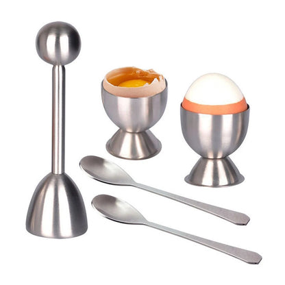 Set of 5 Egg Cracker Tools for Easy Shell Removal (15cm, 12cm, 10cm)