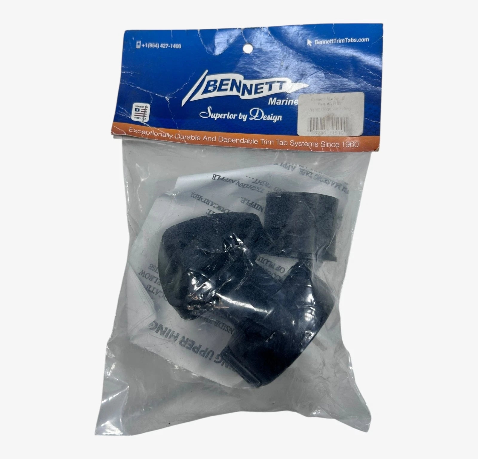 Trim Tab Upper Hinge w/ O-Ring for Bennet Marine A1103