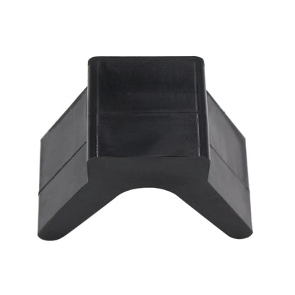 2 Inch V Bow Stop for Boat Trailer - Black Molded Rubber