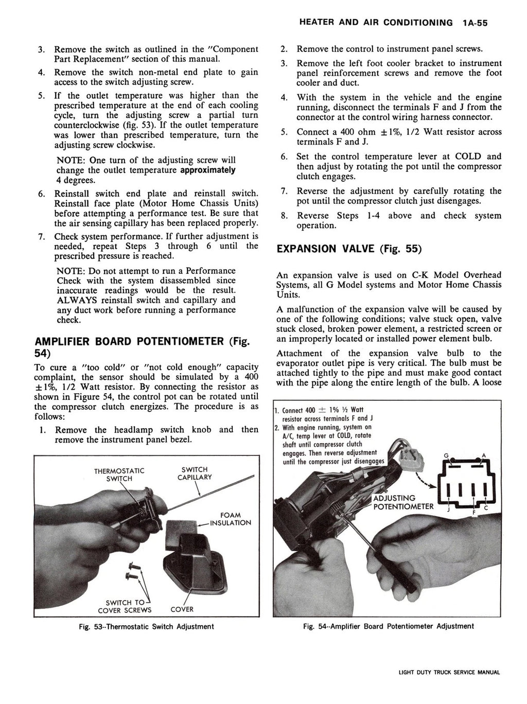 Service Manual for Chevrolet C/K Series & Vans (1974)