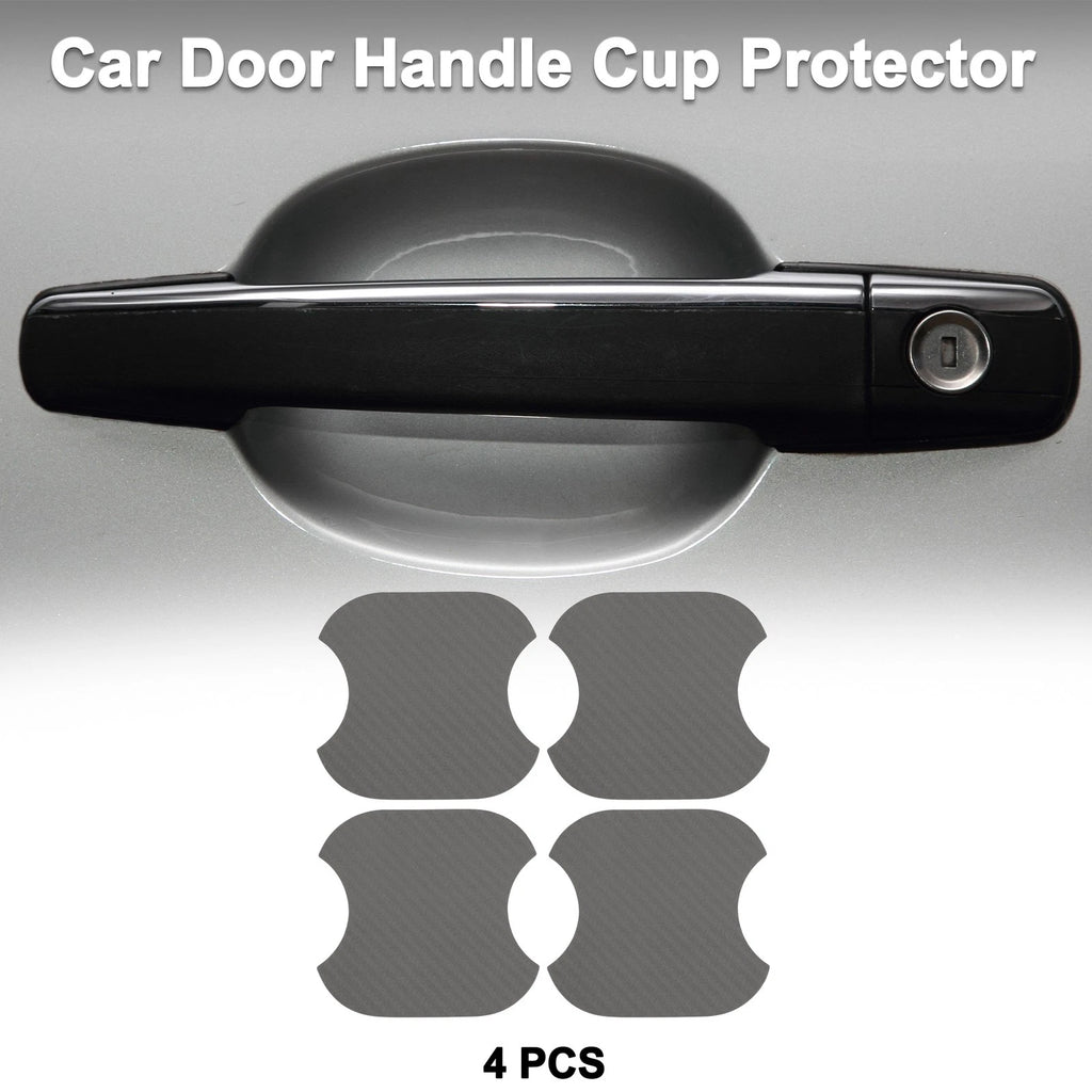 Car Door Handle Scratch Protector for Universal Vehicles (91x93mm, Gray)
