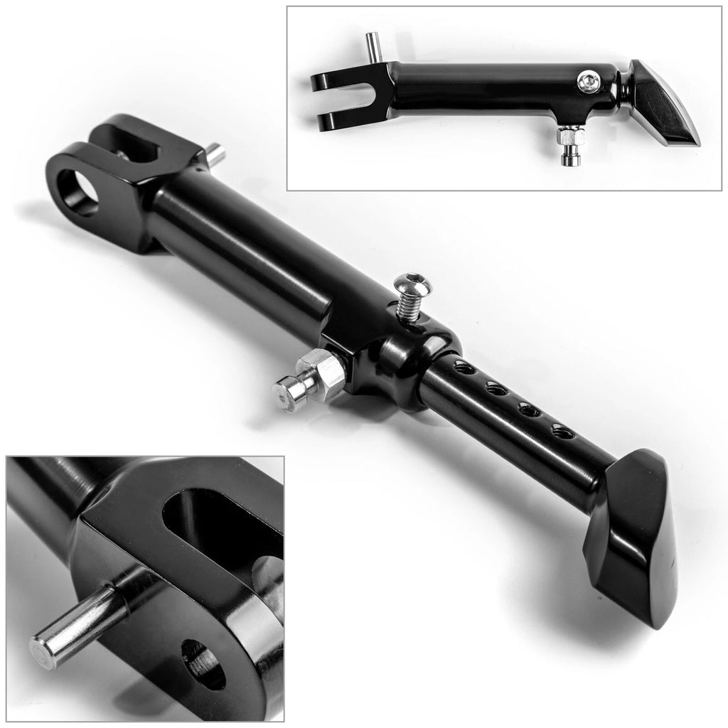 CNC Aluminum Adjustable Kickstand for Kawasaki Z900RS (2018) Blk T9