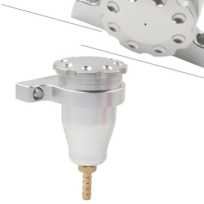 Billet Hydraulic Clutch Reservoir for Universal Application (Silver)