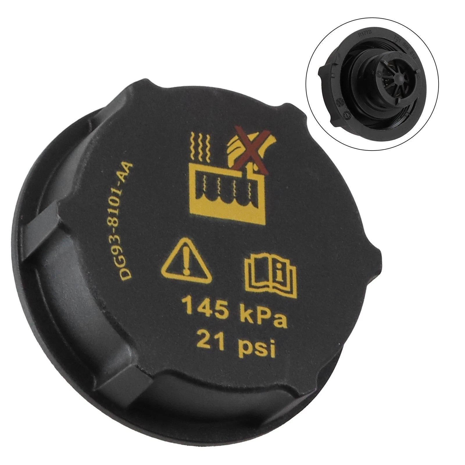 Engine Coolant Cap for Ford Fusion (2014–2016) OE DG938101AA