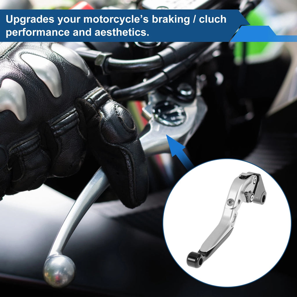 Adjustable Brake Clutch Levers for Honda X11 1999–2002 Black Silver Tone