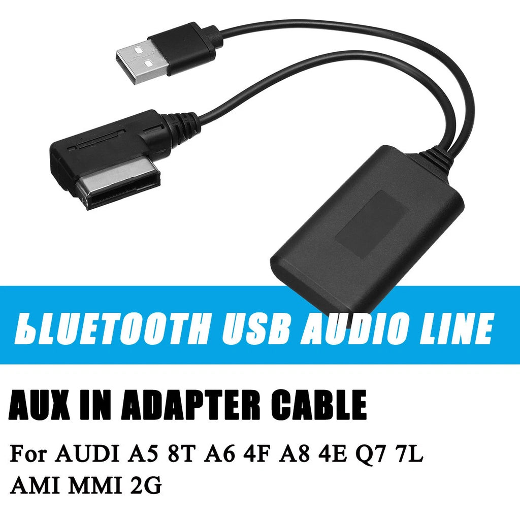 Bluetooth USB AUX Music Interface for Audi A5 8T A6 4F A8 4E Q7 (2005–2017)