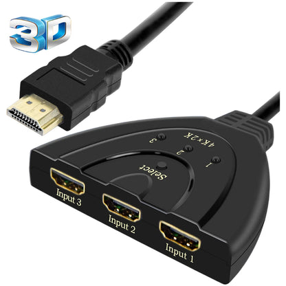 Digital Interface Switcher for 3 Input 4K 1080P Output