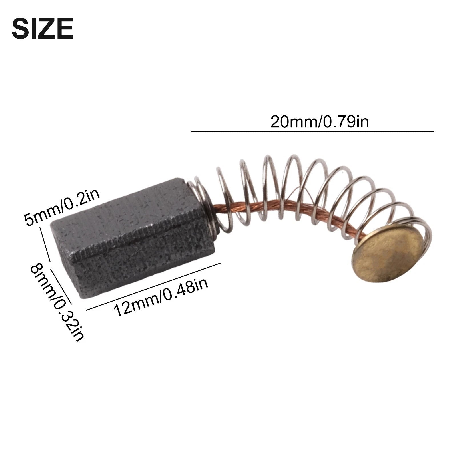 10X Carbon Brushes Motor Brush Set for Various Power Tools