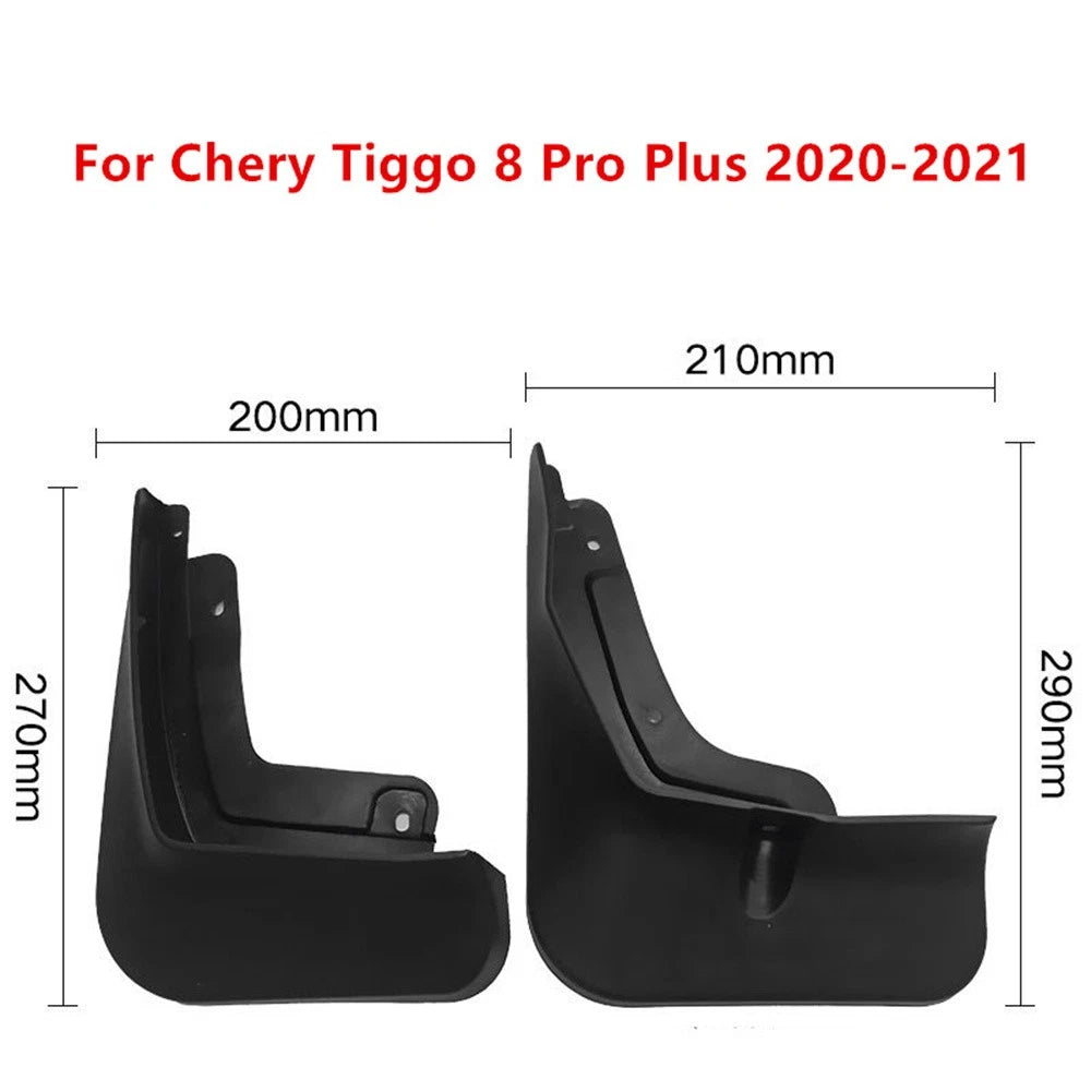 Set of 4 Mud Flaps for Tiggo 8 Pro Plus (2020–2021)