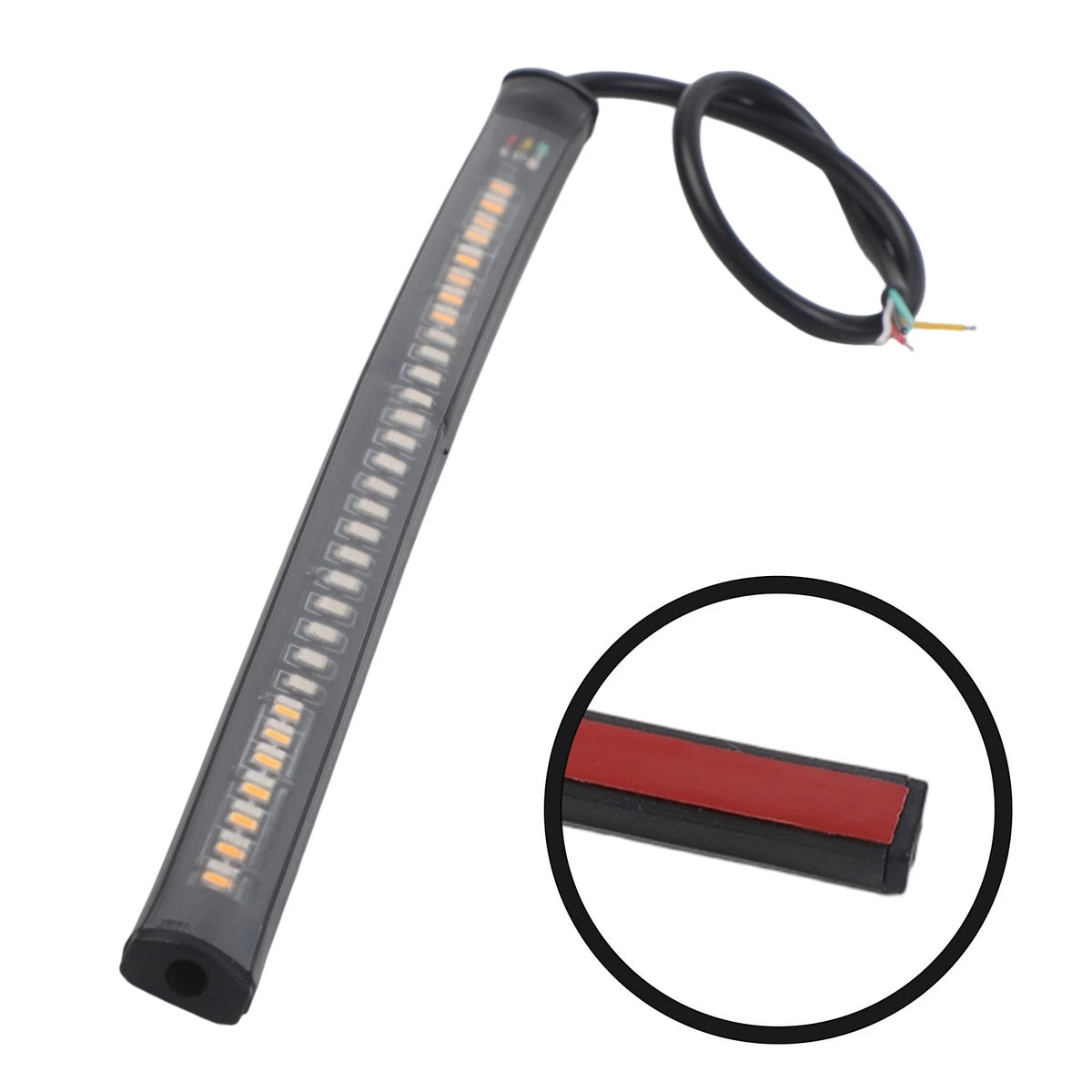 48LED Light Strip Brake Stop Tail Turn Signal for Motorcycle