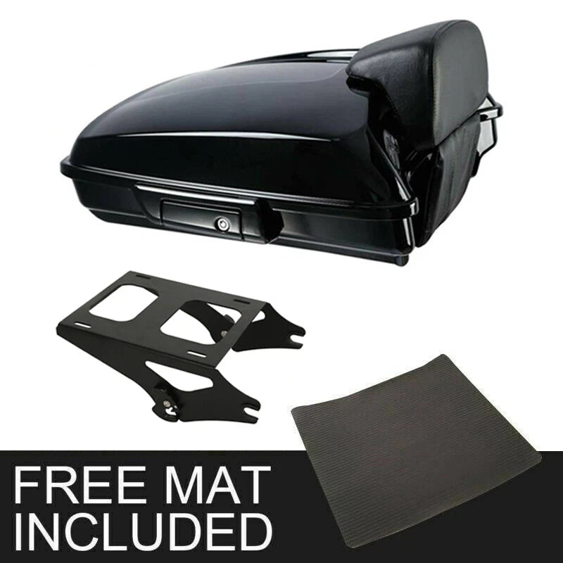 Razor Trunk Backrest Mount Rack for Harley Touring Road King Glide (2014–2026)