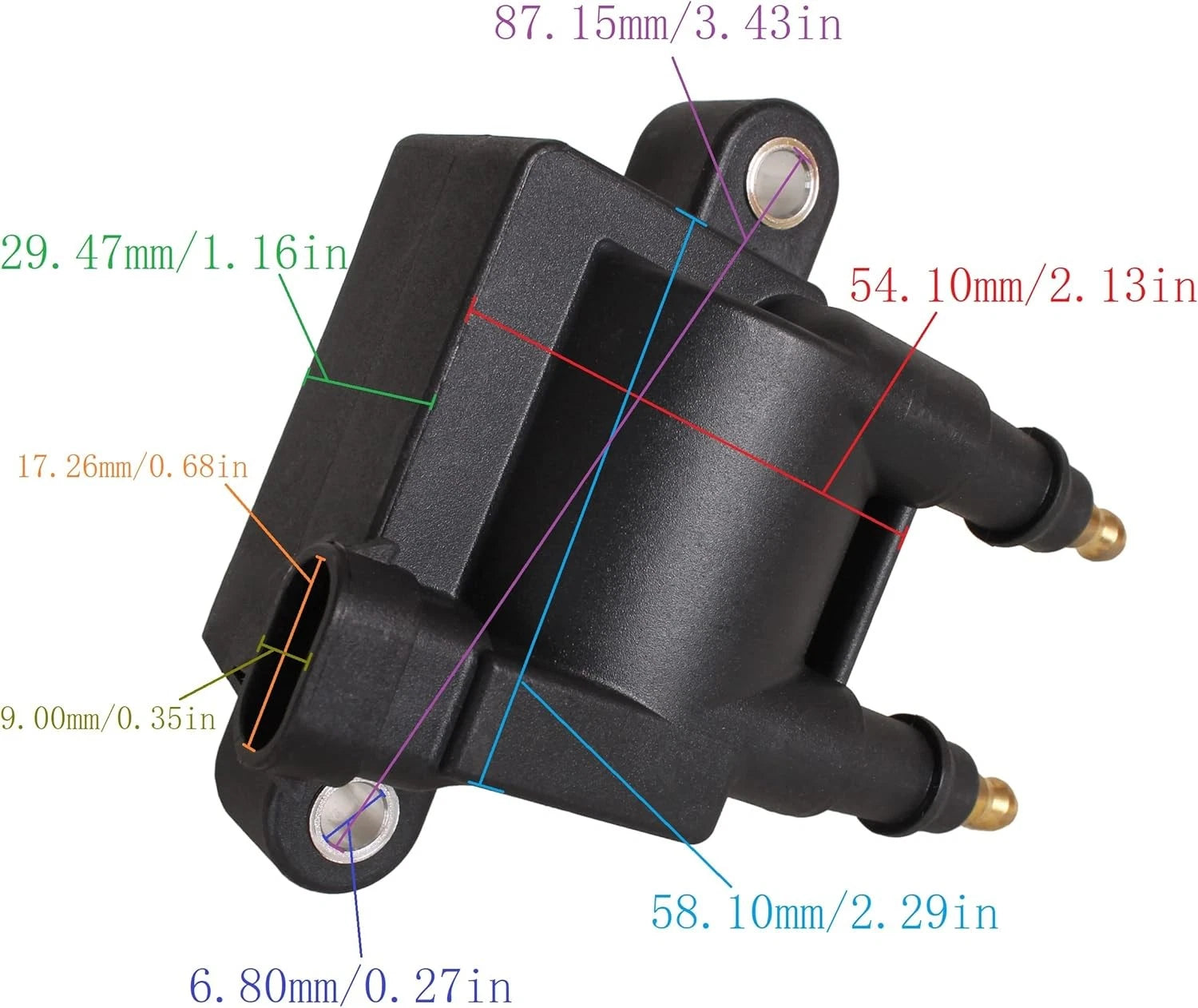 Ignition Coil for Mercury Mercruiser Sea Pro XS EFI (35-500HP) 8M0044991 8M0029482