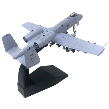 Alloy Model Plane for A-10 Attack Aircraft Thunderbolt II (1/100 Scale)