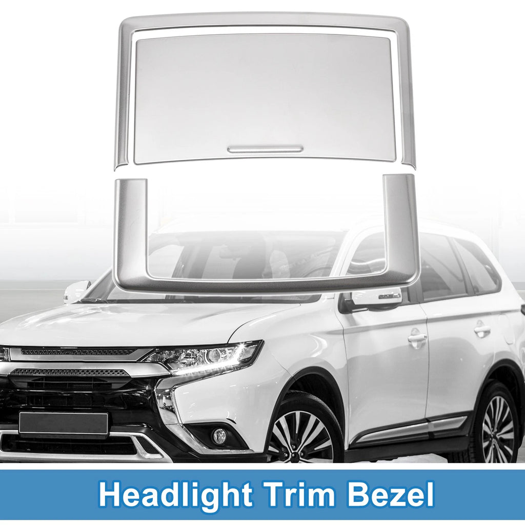Front Row Headlight Trim Bezel Set for Mitsubishi Outlander (2022–2024)