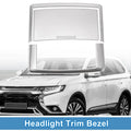 Front Row Headlight Trim Bezel Set for Mitsubishi Outlander (2022–2024)