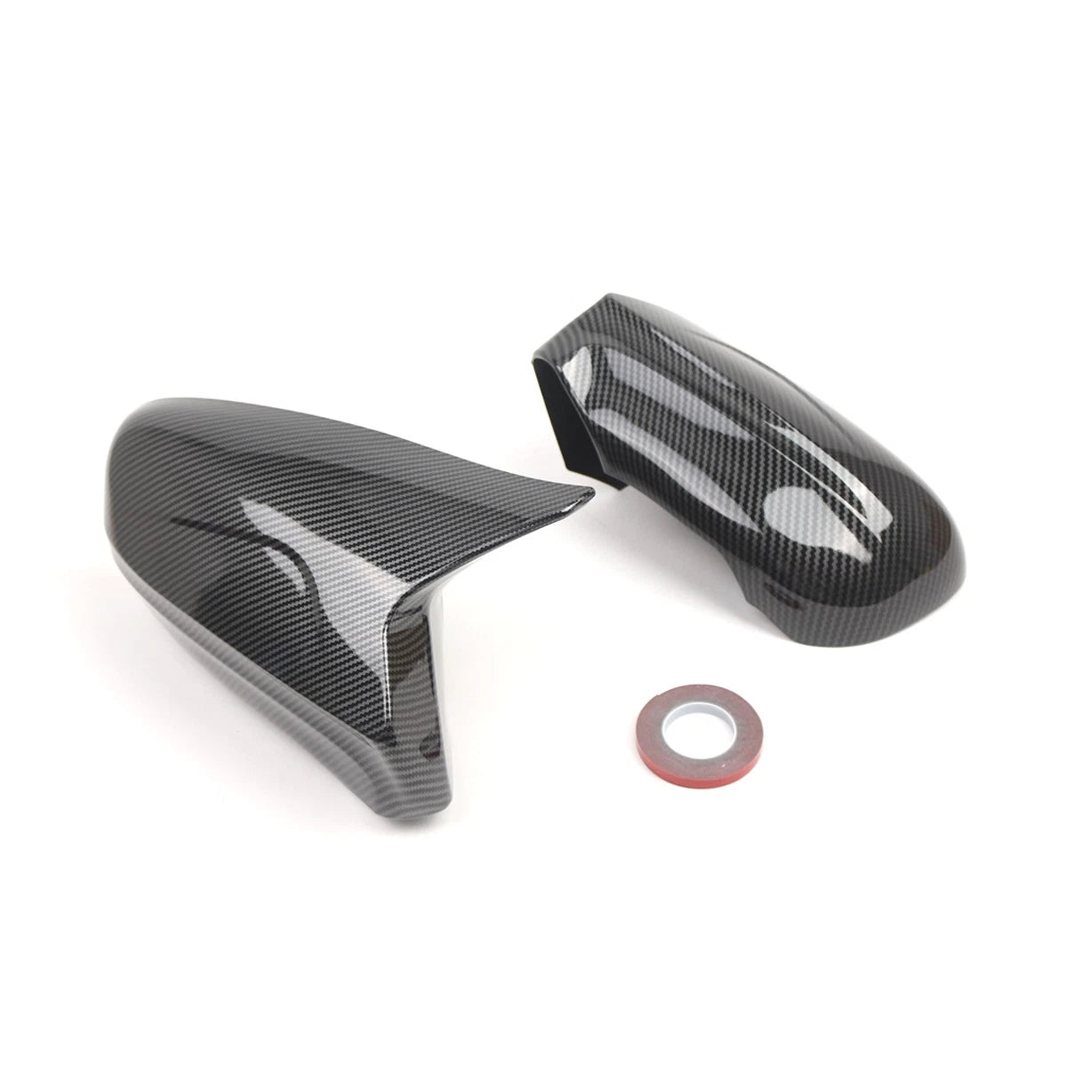 Pair Carbon Look Side Mirror Cover Caps for Lexus IS250 IS350 (2006–2012)