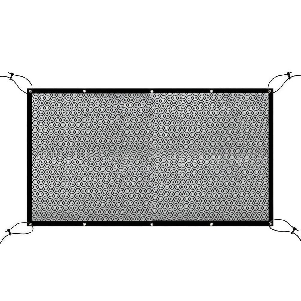 Back Seat Pet Barrier Net for Car (116x76cm) - Black Mesh Divider