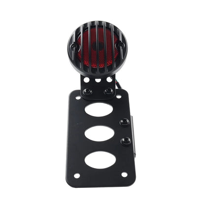 Side Mount License Plate Bracket with Brake Light for Harley