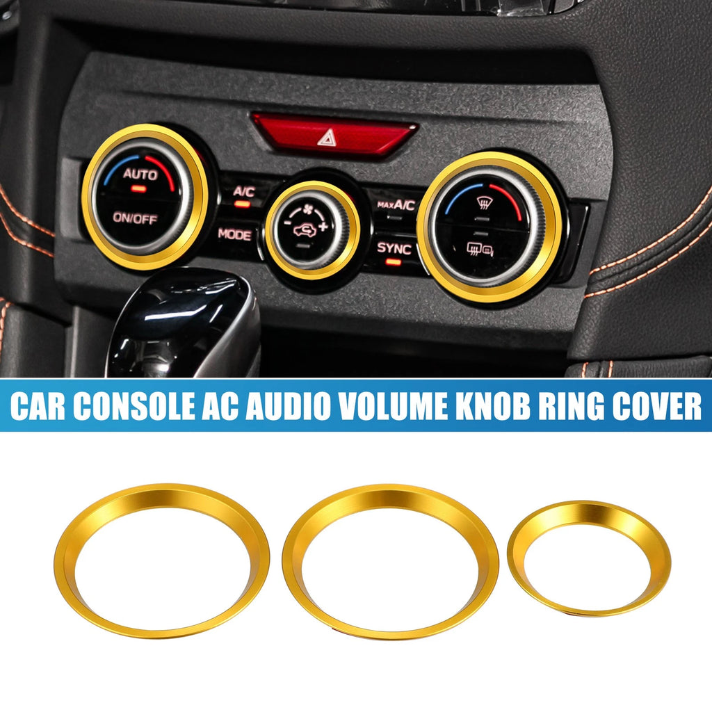 AC Knob Background Cover Set for Subaru Forester Impreza (2014–2023)