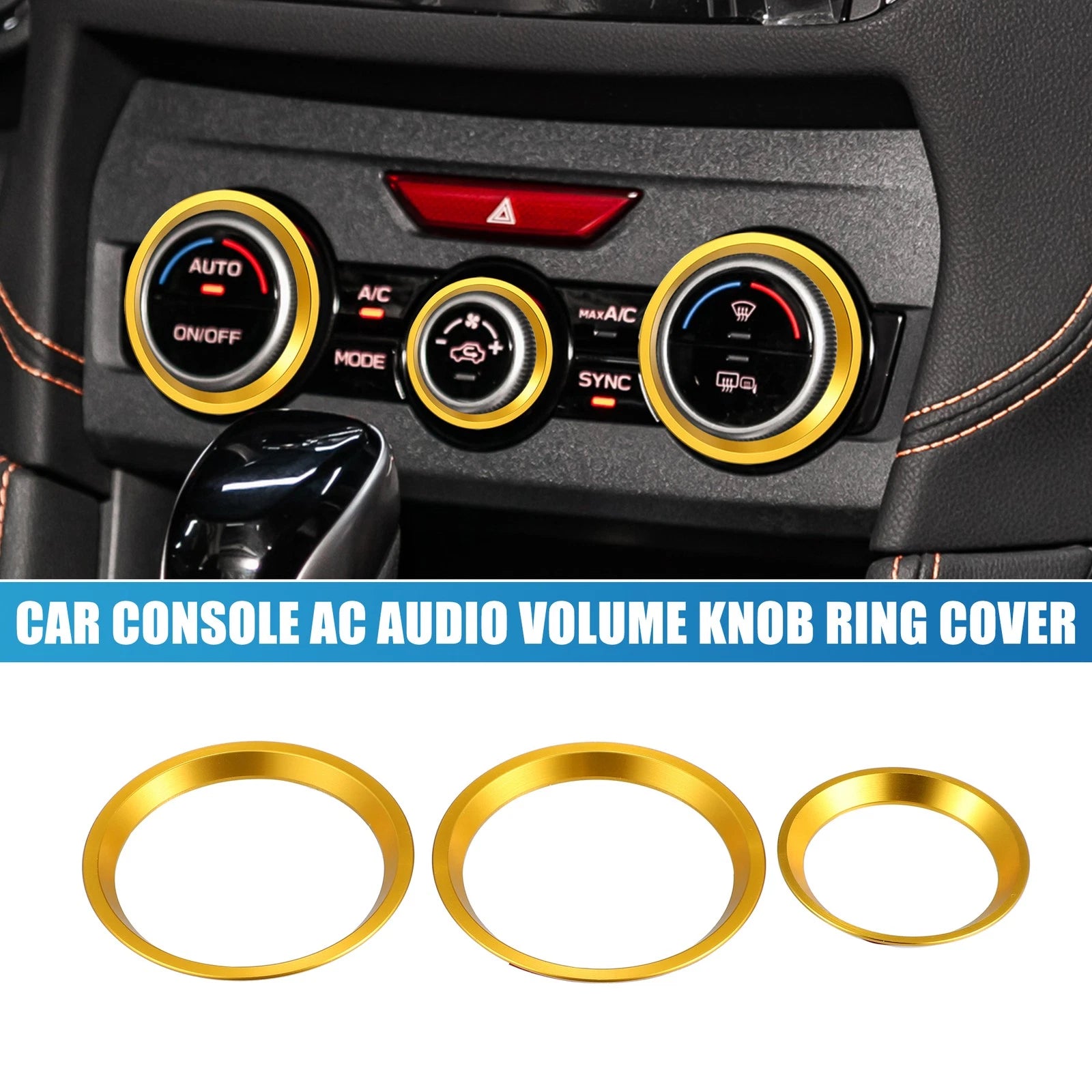 AC Knob Background Cover Set for Subaru Forester Impreza (2014–2023)