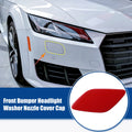 Front Left Headlight Washer Nozzle Cover for BMW 328i (2012–2013) Red