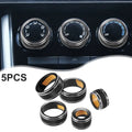 AC Air Conditioner Switch Knob Cover Replacement for Toyota Camry 2017 Black (5)