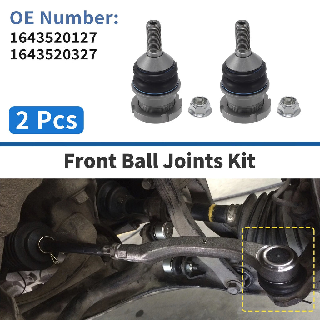2 Pcs Front Lower Ball Joints Replacement for Mercedes-Benz GL-Class (2005–2012)