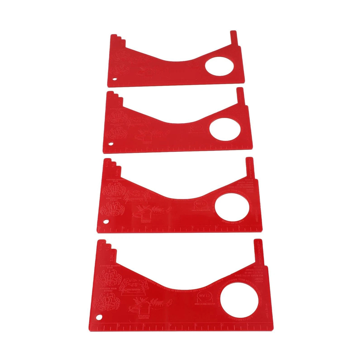 Clam and Crab Measuring Tool Set for Accurate Measurements