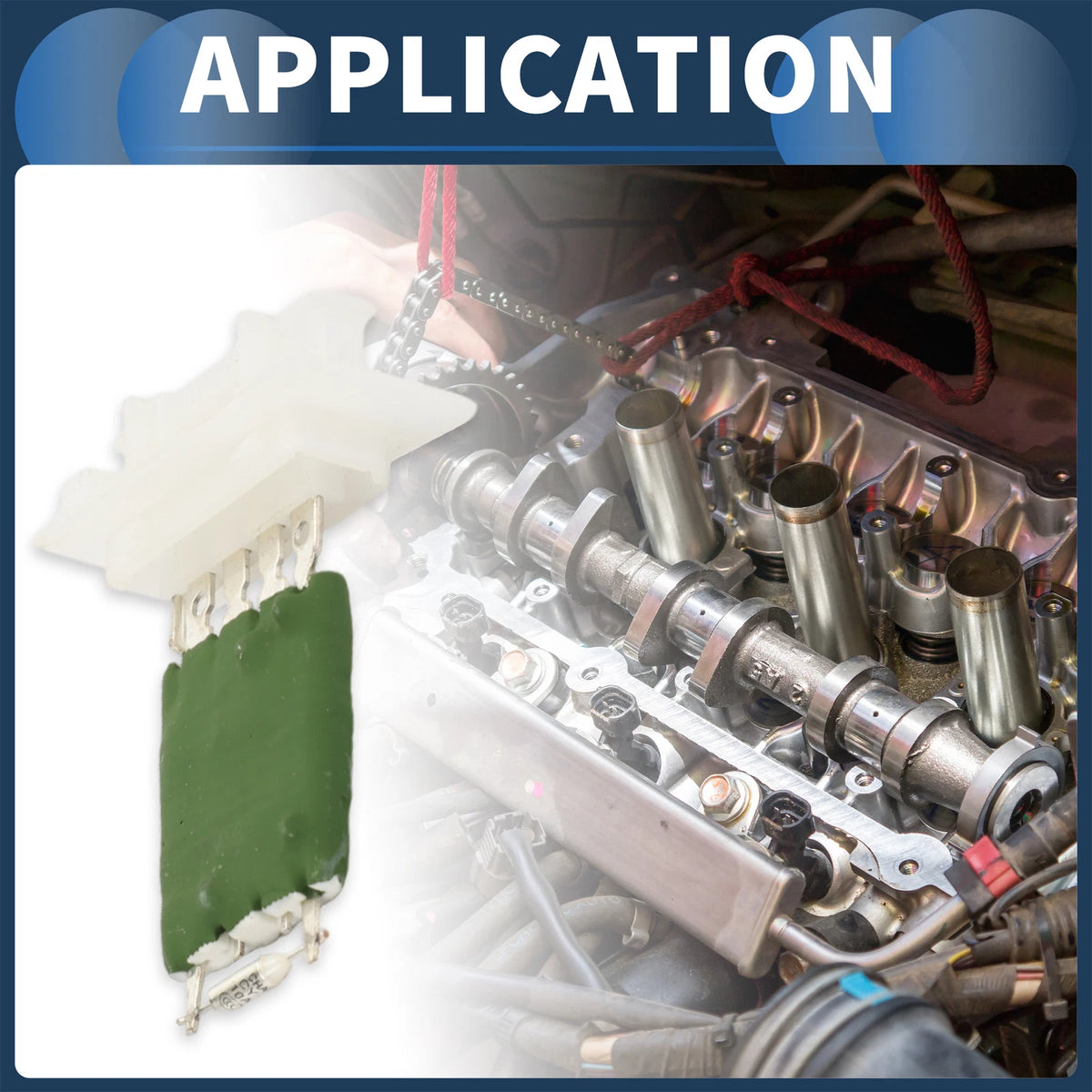 HVAC Blower Motor Resistor No. 6441V8 for Peugeot 207 Van (2006–2015)