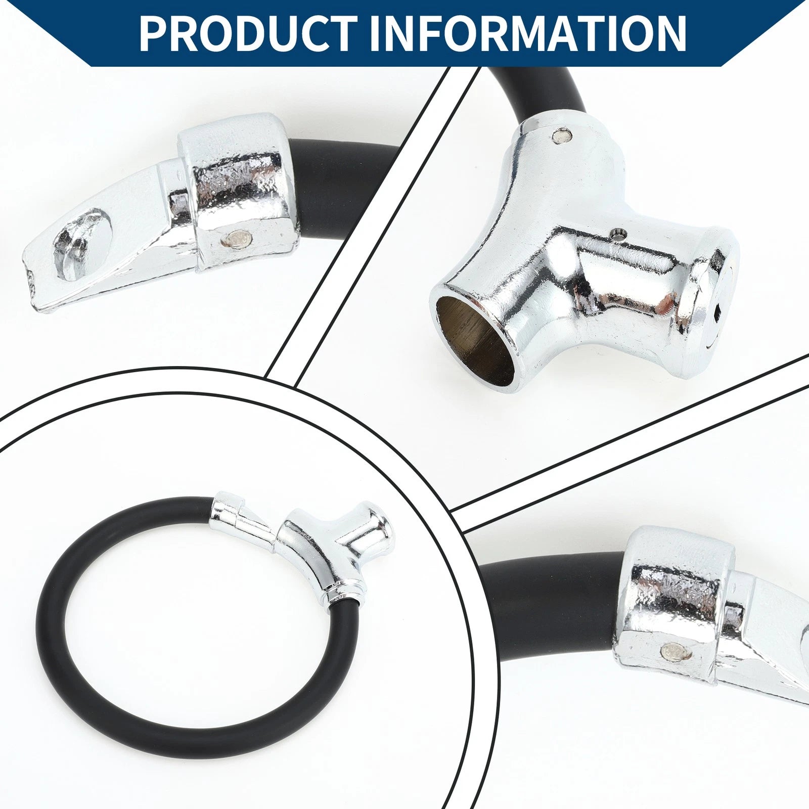 Portable Bicycle Lock Ring Cable Anti Theft 42cm for Universal Bike (2000–2025)