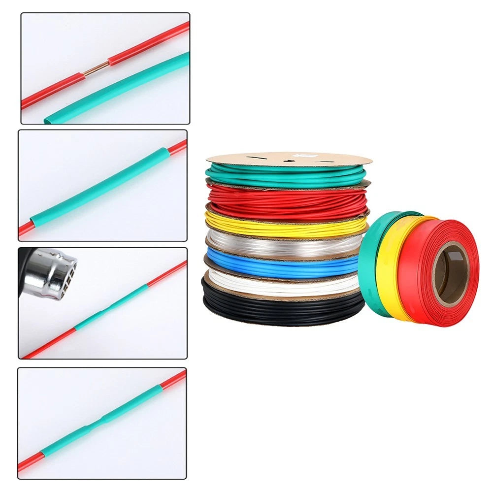 Wire Protection Sleeve 2:1 Shrink Ratio for Universal Applications (5m)
