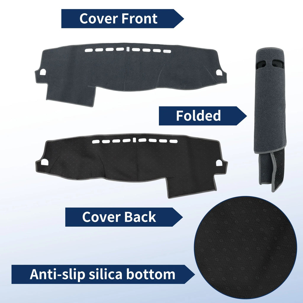 Dash Cover for Mitsubishi Shogun (2007–2019) Polyester Gray
