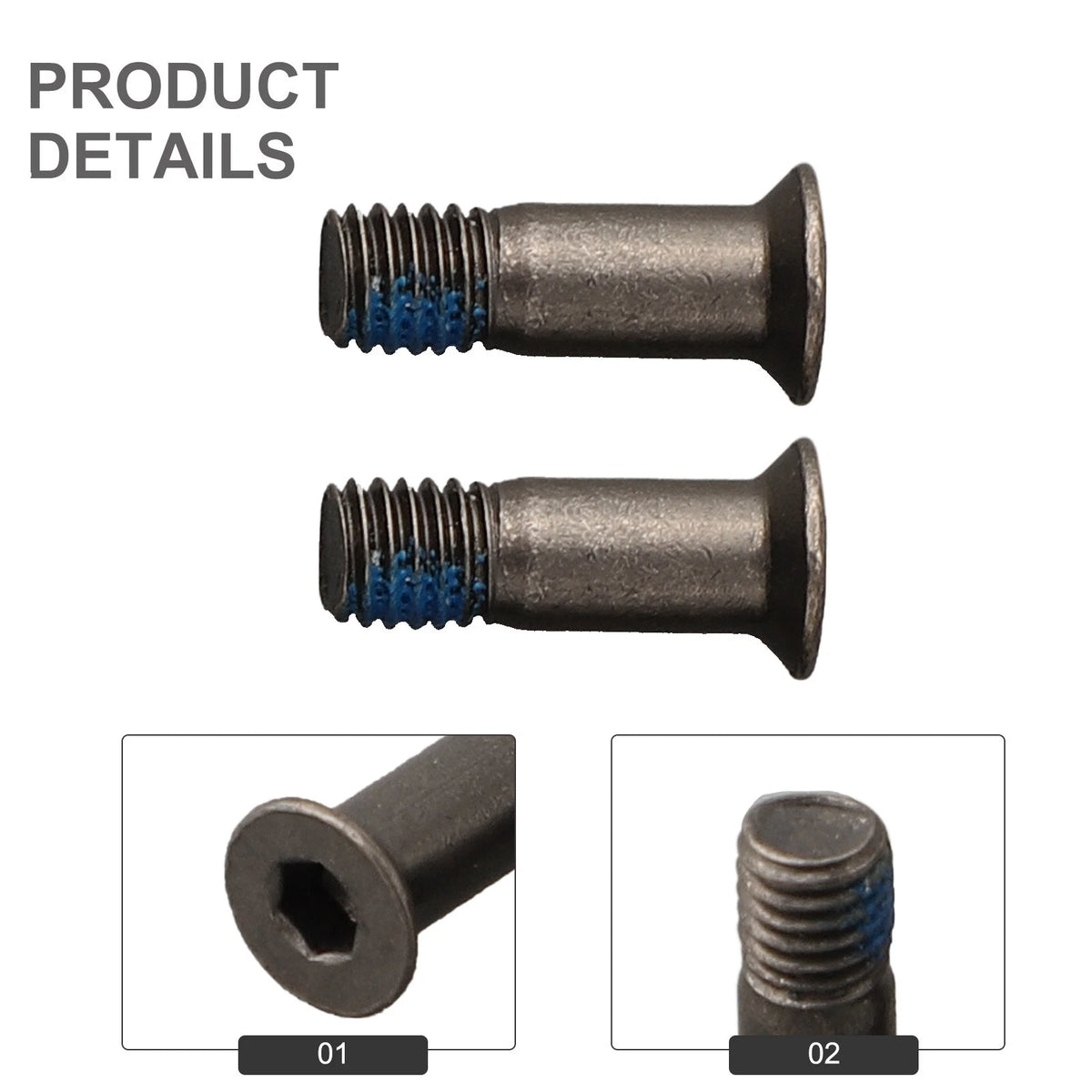 2X Rear Derailleur CNC Pulley Bolts M516MM for