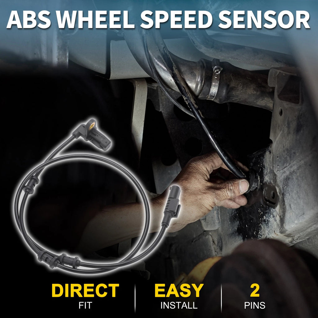2Pcs Front Left ABS Wheel Speed Sensor Replacement for Mercedes-Benz ML500 (2006–2011)
