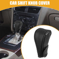 Shift Knob Cover for Universal Cars - Automatic Gear Sticky Protector Black