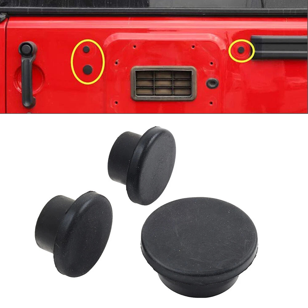 3X Tailgate Plug Set for Jeep Wrangler JK JKU (2007–2017)