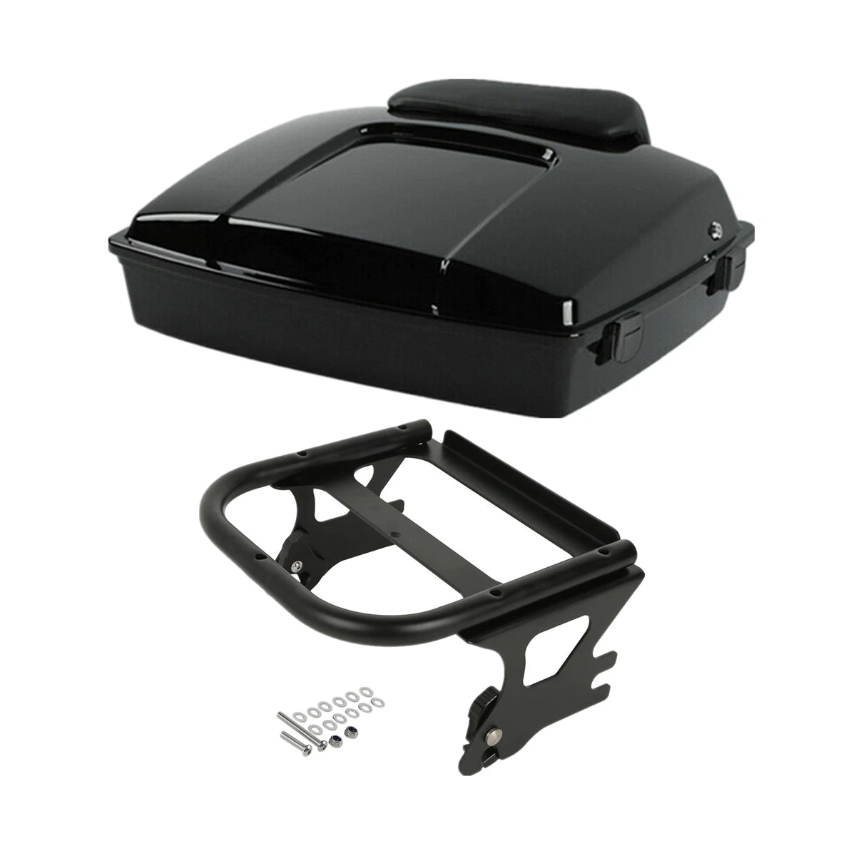 Trunk Pad Mount Rack for Harley Touring (1997–2008) Black
