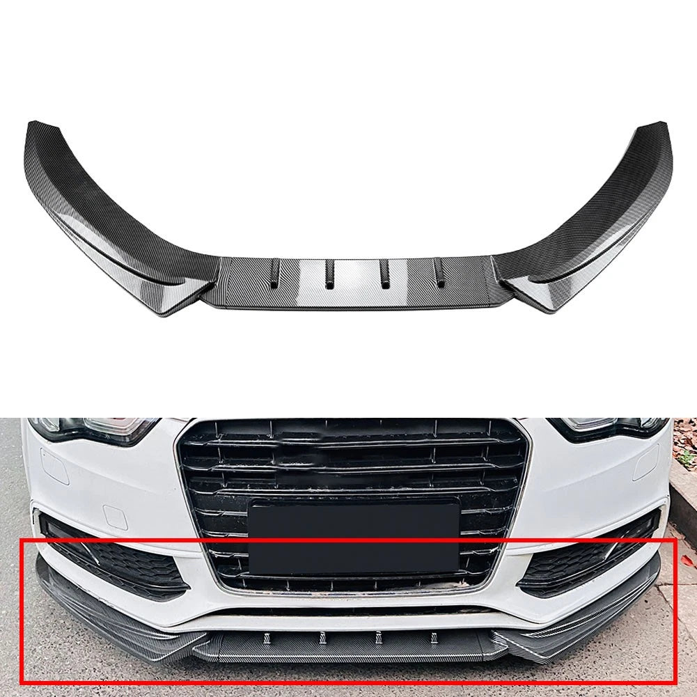 Front Bumper Lip Spoiler Splitter for Audi A5 S5 8T (2012–2017)