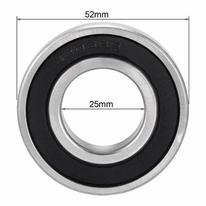 6205RS Deep Groove Ball Bearing for (25mm x 52mm x 15mm)