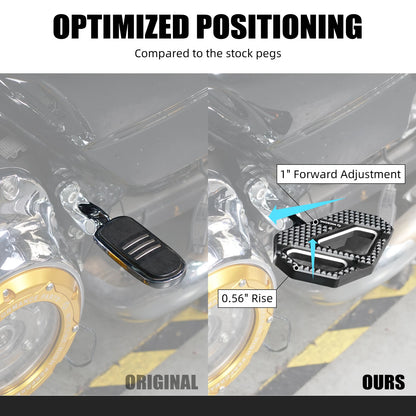 Passenger Floorboards Mount 50208-04 for Harley Road King Custom (2004–2007)
