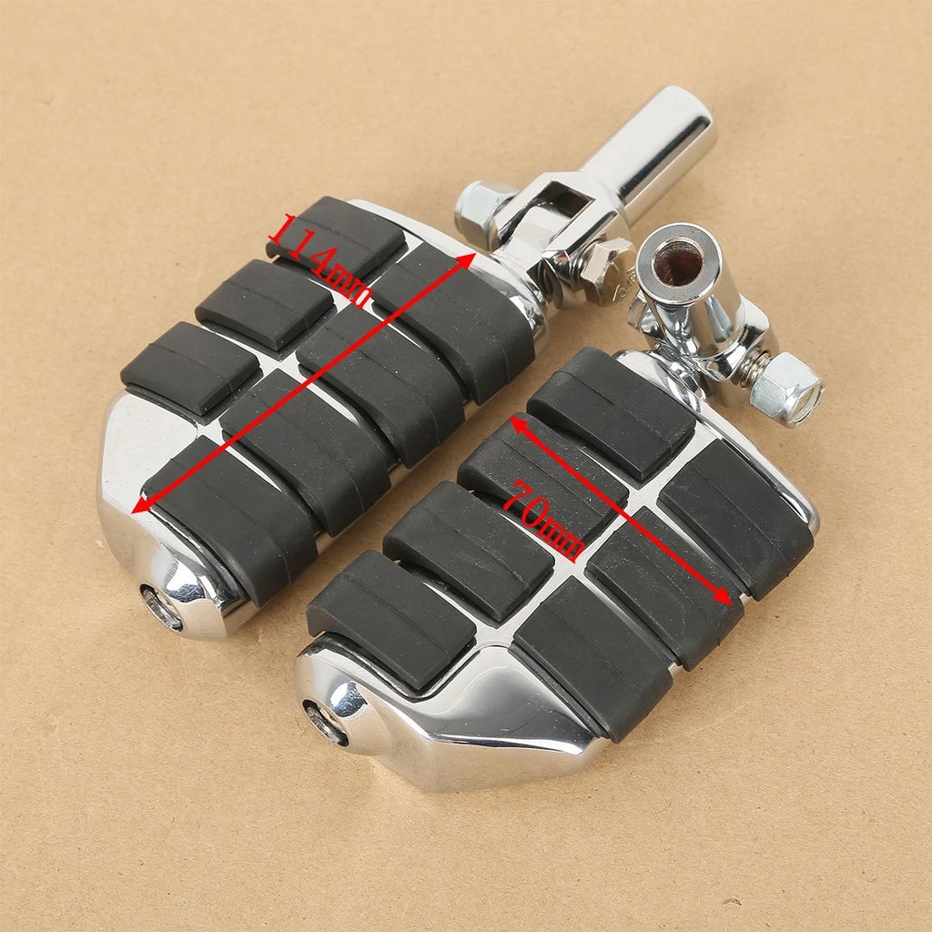 Passenger Foot Pegs Support Mounts for Harley Softail (2000–2006)