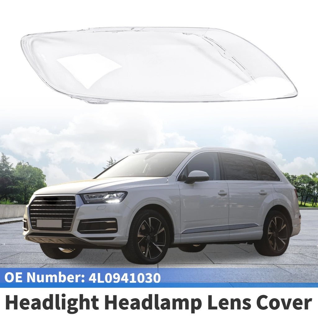 Headlight Lens Cover Front Right Replacement for Audi Q7 (2006–2015)