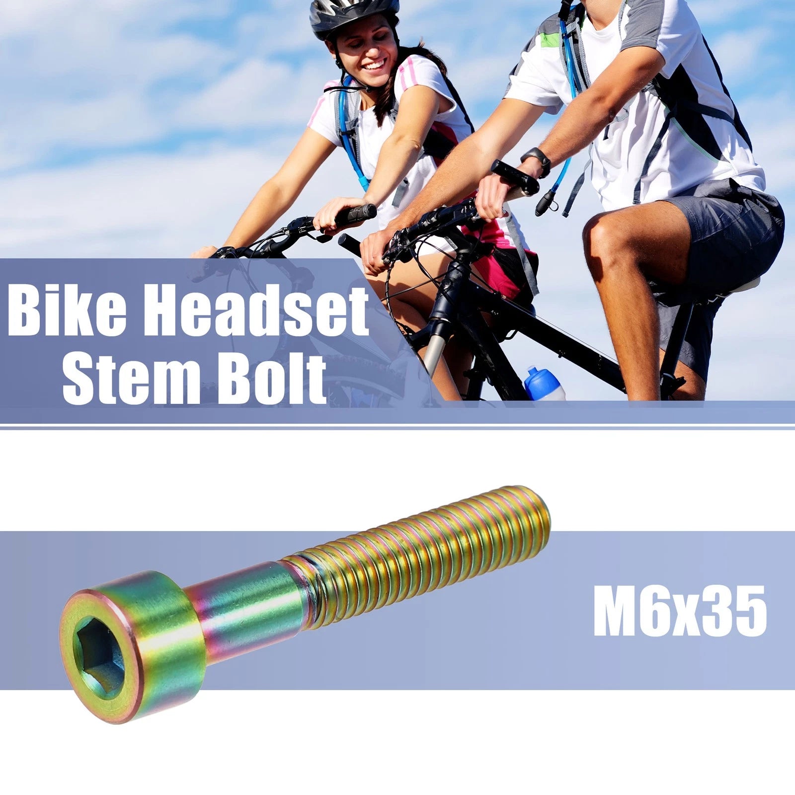 Bike Stem Bolt M6x35 Replacement for Universal Bicycle Headset Stem (2000–2000)