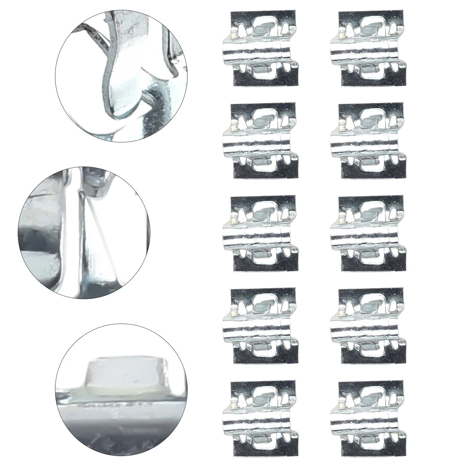 10X Metal Retainer Clips for Car Dashboards