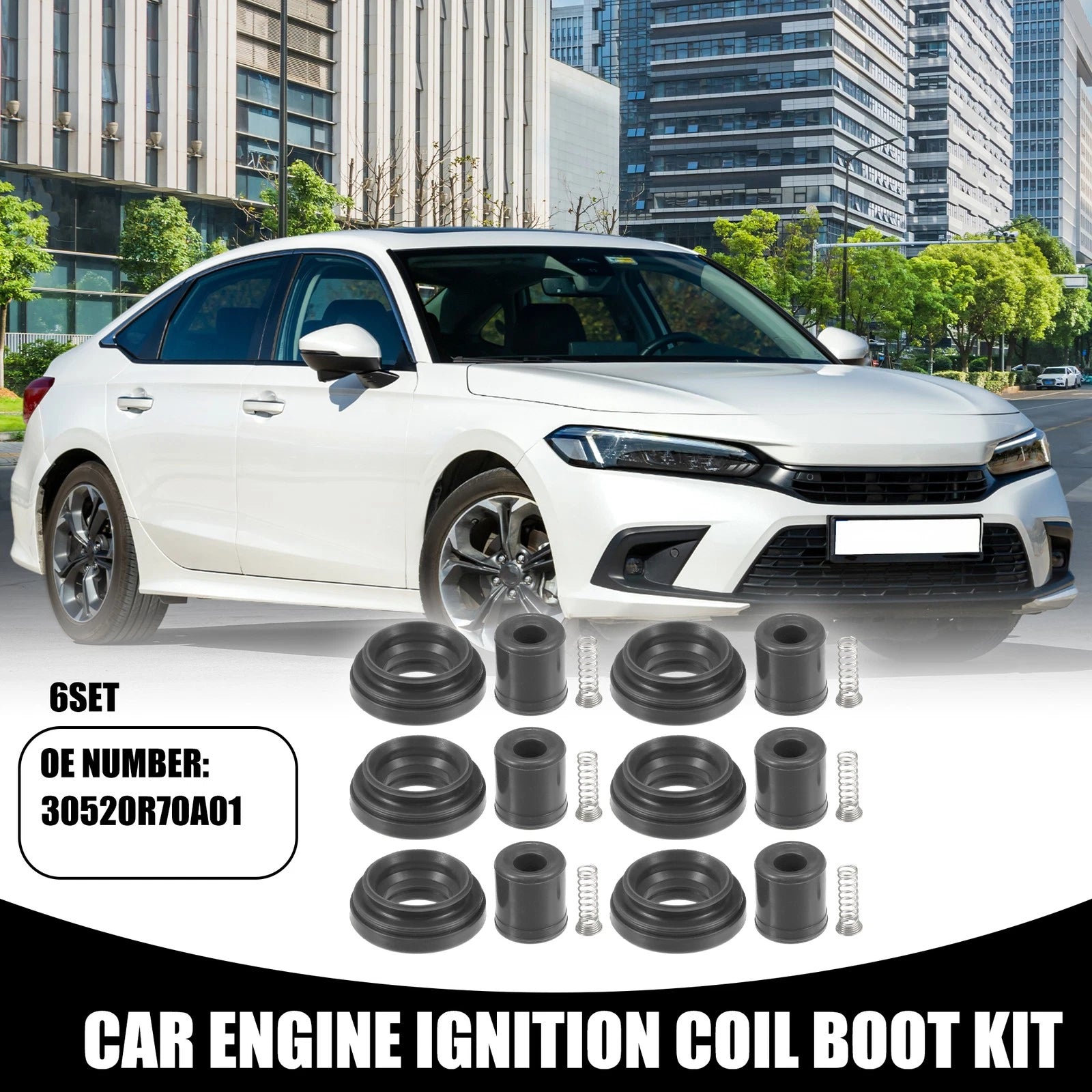 Engine Ignition Coil Boot Kit Set for Honda Pilot (2003–2014)